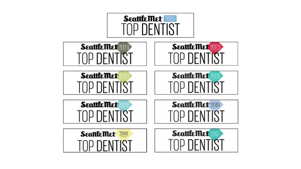 SeattleMet Top Dentist award logo